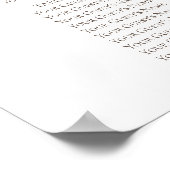 の結婚シーティンググエレガントラフフローラ ポスター (角)