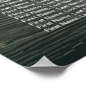 の結婚シーティンググラフシャンパングラスウッドライト ポスター (角)