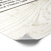 の結婚シーティングチャート多肉植物素朴木 ポスター (角)