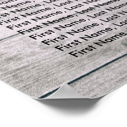 の結婚シーティングチャート水彩ボホフローラ木材 ポスター (角)