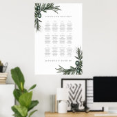 の結婚シーティングチャートolives Tuscan 1 ポスター (ホームオフィス)