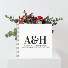 の結婚ジャーナルカスタムモノグラム計画ノート