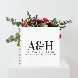 の結婚ジャーナルカスタムモノグラム計画ノート ノートブック