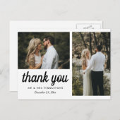 の結婚スクリプトに感謝エレガントする | 2枚 ポストカード (正面/裏面)