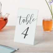 の結婚スクリプトテーブル番号 台座サイン (インサイチュ)