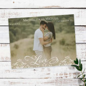 の結婚スクリプト日付フォトマグネットを保存