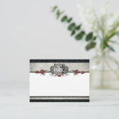 の結婚スケルトン黒とグレーの空白の座席表 プレイスカード (スタンド正面)