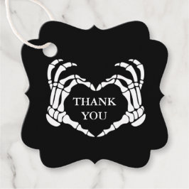 の結婚スケルトンTil Death Do Us Part Black フェイバータグ