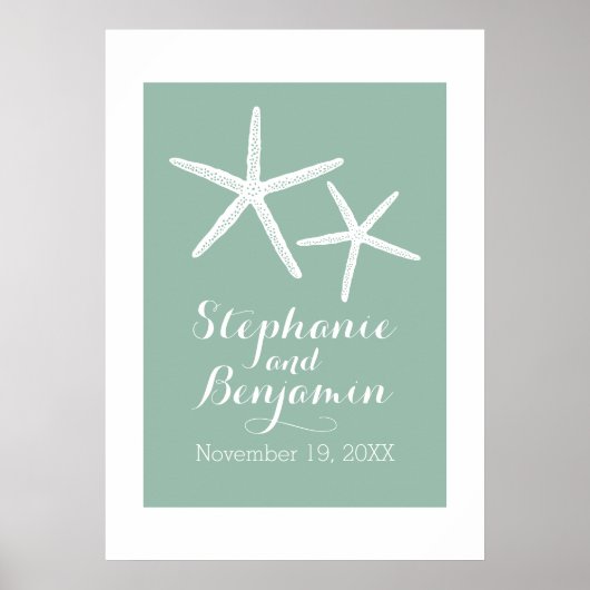 の結婚スターフィッカスタムクと新郎新婦とデート ポスター (正面)