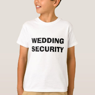 の結婚セキュリティTシャツ Tシャツ