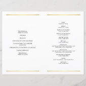 の結婚セレモニーシンプルプログラム (裏面)