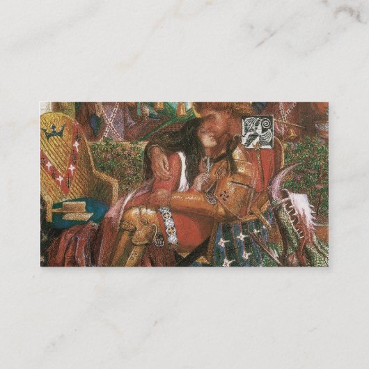 の結婚セントジョージプリンセスサブラダンテロセッティ 名刺 (裏面)