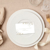 の結婚セージ緑の披露宴席 プレイスカード