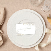 の結婚セージ緑の披露宴席 プレイスカード