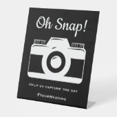 の結婚ソーシャルメディア写真 台座サイン (正面)