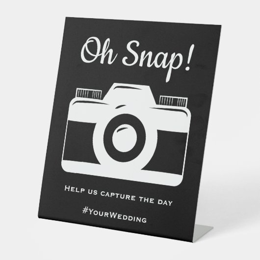 の結婚ソーシャルメディア写真 台座サイン (正面)