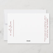 の結婚タイムカプセルカスタムカードと封筒 シーズンカード (裏面)