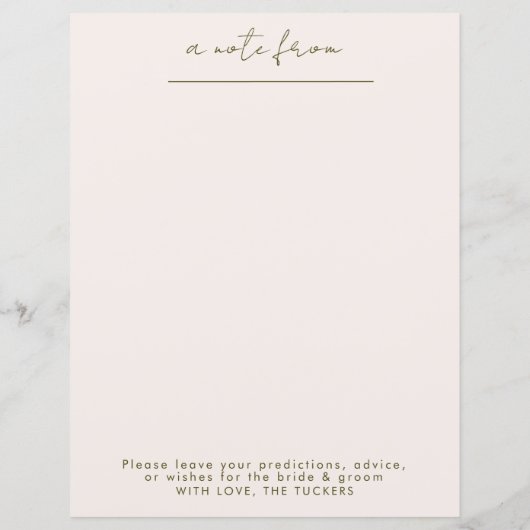 の結婚タイムカプセルカスタムカード (裏面)