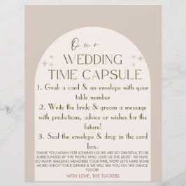 の結婚タイムカプセルカスタムカード