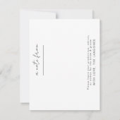 の結婚タイムカプセルカスタム金ゴールド/黒 ノートカード (裏面)