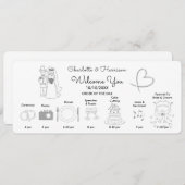 の結婚タイムラインプログラムかわいいアイコン プログラム (正面/裏面)