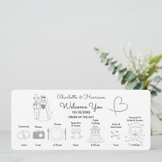 の結婚タイムラインプログラムかわいいアイコン プログラム (スタンド正面)