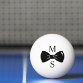 の結婚タキシードのサスペンダズボウタイ 卓球ボール (ネット)