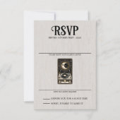 の結婚タロット曲の要求 出欠カード (正面)