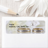 の結婚ダブルリング差出人住所 ラベル (インサイチュ)