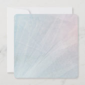 の結婚ダンデリオンブーケ 招待状 (裏面)