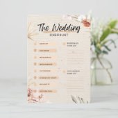 の結婚チェックリスト 招待状 (スタンド正面)