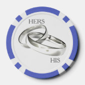 の結婚チップ ポーカーチップ (裏面)