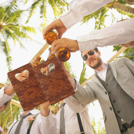 の結婚ツフェイクール革の外観 クレジットカード栓抜き