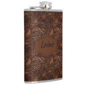 の結婚ツフェイクール革の外観 フラスク (右)