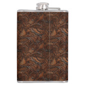 の結婚ツフェイクール革の外観 フラスク (裏面)