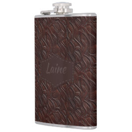 の結婚ツフェイクール革の外観 フラスク