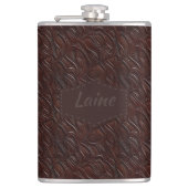 の結婚ツフェイクール革の外観 フラスク (正面)