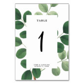 の結婚テーブル番号カード テーブルナンバー (裏面)