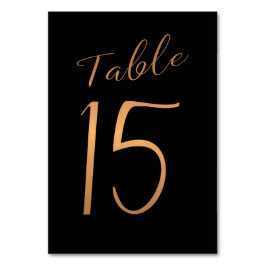 の結婚テーブル番号金ゴールドグリッターブラック テーブルナンバー