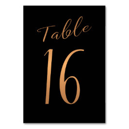 の結婚テーブル番号金ゴールドグリッターブラック テーブルナンバー