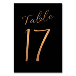 の結婚テーブル番号金ゴールドグリッターブラック テーブルナンバー