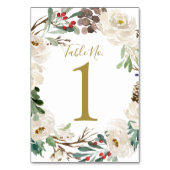 の結婚テーブル番号 |ウッドシホリデーリース テーブルナンバー (裏面)