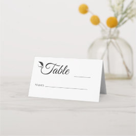 の結婚テーブル番号 プレイスカード