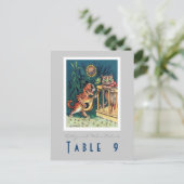 の結婚テーブル番号 ポストカード (スタンド正面)