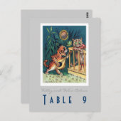の結婚テーブル番号 ポストカード (正面/裏面)
