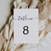 の結婚テーブル番号、印刷可能なテーブル番号 台座サイン