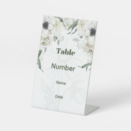 の結婚テーブル番号 台座サイン