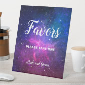 の結婚テーブル記号銀河系星 台座サイン (インサイチュ)