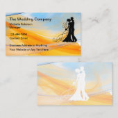 の結婚テーマトレンディーエレガント名刺 名刺 (正面/裏面)