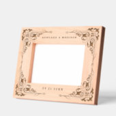 の結婚テーマヴィンテージ装飾枠 レーザー彫刻フレーム (左)